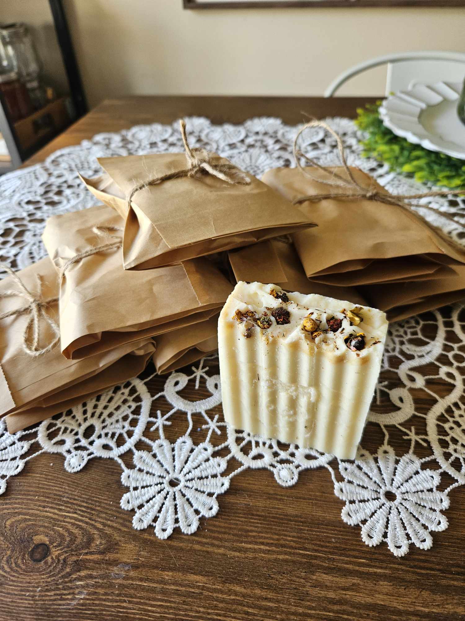 All-Natural Soap, Handmade Soap, Honeysuckle Soaps, Organic Handmade Soap - Image 3